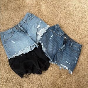 Distressed Denim Shorts Bundle